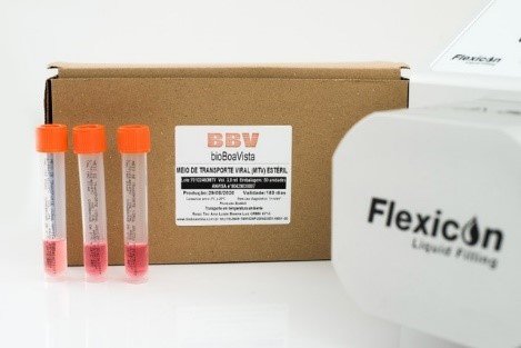 vioBoaVista fabrica medios personalizados para las pruebas diagnósticas nasales de COVID con el Flexicon PF7